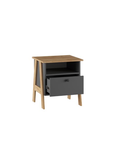 Теодора Тумба ПВШ Графит/Дуб крафт