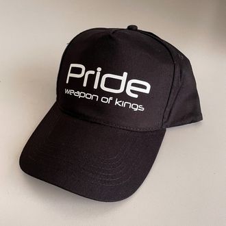 Бейсболка черная с логотипом Pride weapon of kingz