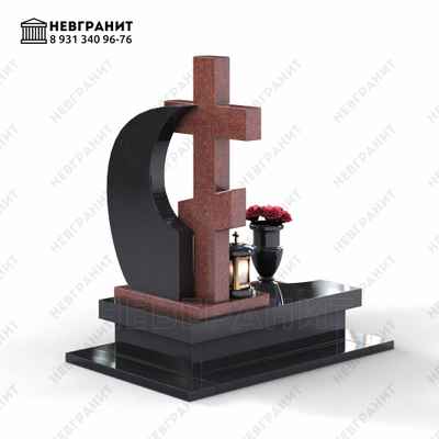 ГРАНИТНЫЙ КРЕСТ на могилу КР-301