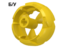! Б/У - Wheel 32mm Znap Propeller, Yellow (32219 / 4120494) - Б/У