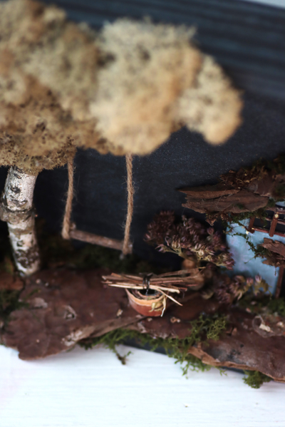 Новогодняя эко-картина № 1179