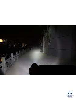 Фонарик для дайвинга Yupard-SH, T6-1000Lm, скользящ. выкл /желтый