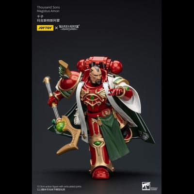 Магистус Амон, капитан Тысячи Сынов (Warhammer Horus Heresy) - КОЛЛЕКЦИОННАЯ ФИГУРКА 1/18 Thousand Sons Magistus Amon (JT5826) - JOYTOY