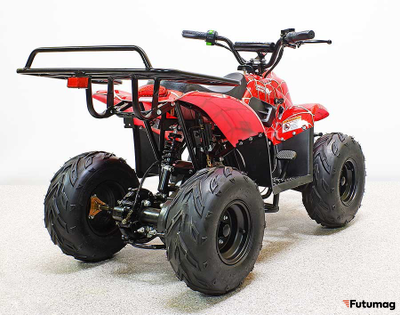 Квадроцикл GreenCamel Gobi K51 (30Ah 36V 800W R7 Цепь) быстросъем, ножной тормоз, красный паук