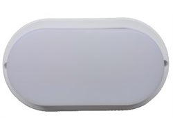 Ecola св-к ЖКХ св/д 18W 4200K 4K Овал 200x100x40 мат. бел. IP65 ДПП DPLV18ELC
