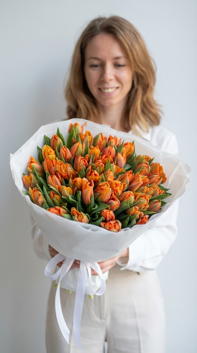 Букет цветов на 8 марта № 765