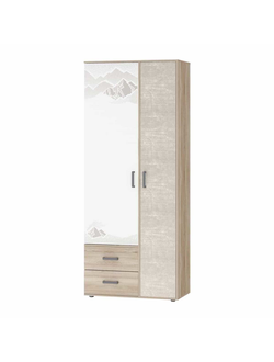 Шкаф для одежды с полками и штангой Эверест 500.01