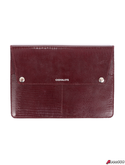 Органайзер-конверт для путешествий, А5+, ящер бордо