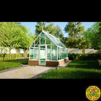 Базовая комплектация теплицы из стекла и алюминия ЧЕСТЕРФИЛД-ЭЙР