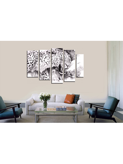 Модульная картина "Оскал зверя"