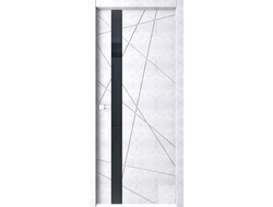 Дверь Межкомнатная Модель - Тоскана "Бетон снежный" ЛЧ