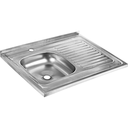 Мойка МК накладная 60*80*160 левая 0,4 мм