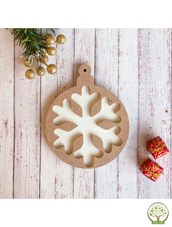 Ёлочный шар Снежинка