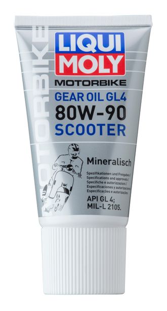 Трансмиссионное масло Liqui Moly Motorbike Gear Oil Scooter 80W-90 (Минеральное) - 0,15 Л (1680)