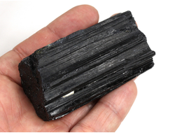 Турмалин чёрный (шерл), кристалл необработанный, Бразилия (69*35*26 мм, 143 г) №37618