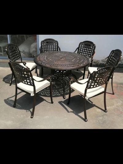 Комплект мебели из литого алюминия Vienna 6