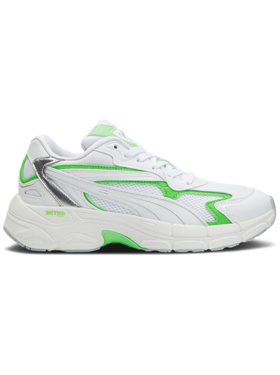 Puma Teveris Nitro Metallic White Green