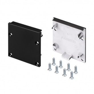 Заглушка Arlight SL-LINE-3535 WHITE/BLACK (Пластик)