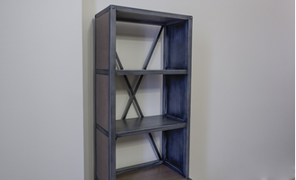 Стеллаж с нижней тумбой, в стиле loft.