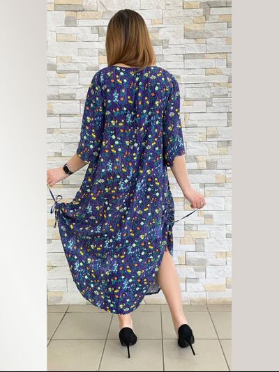 Платье 552-04240 цветы
