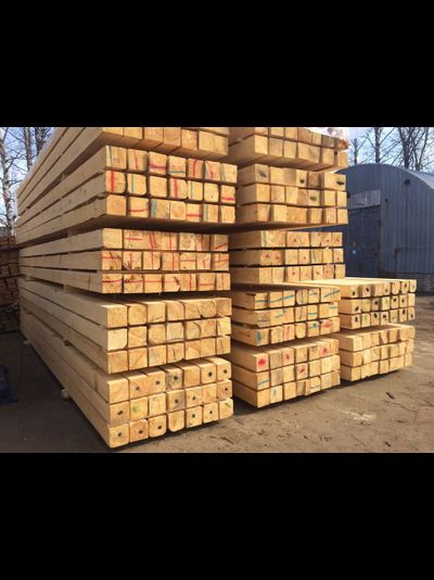 Брус обрезной 150х150х6000мм сорт 1-2