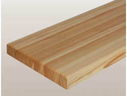 Ступень из лиственнницы цельноламельная