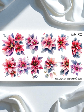 Слайдер-дизайн для ногтей LIKE-179