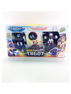 Набор 2 тобота-мини 11 см + 2 игрушки йо-йо (Тобот/Tobot) ОПТОМ