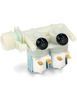 Клапан подачи воды 2x90 для стиральных машин Whirlpool, Indesit, Атлант 066518