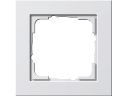 021122 Gira, E2, Рамка 1 пост, матовый белый