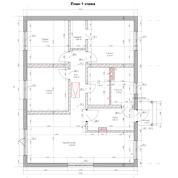 Одноэтажный дом с тремя спальнями 90м² (S108)
