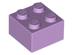 Brick 2 x 2, Lavender (3003 / 6099349 / 6099350)