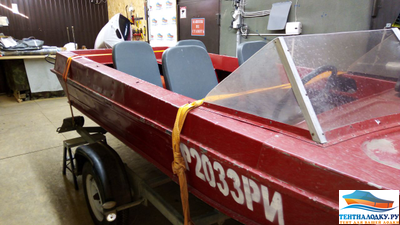 Тент на лодку КАЗАНКА 2М (МОРСКАЯ 5,3 м)