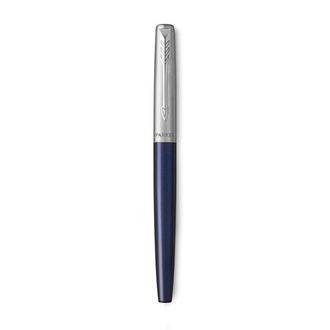 Ручка подарочная перьевая PARKER "Jotter Royal Blue CT", синий корпус, нержавеющая сталь, синяя, 2030950