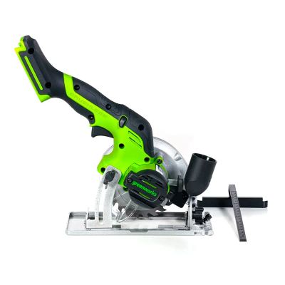 Циркулярная мини пила аккумуляторная Greenworks G24MCS 24V