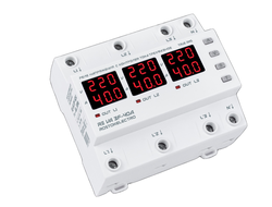 Реле защиты по напряжению и току трехфазное 40 А, 230 В - RostokElectro - 46-329