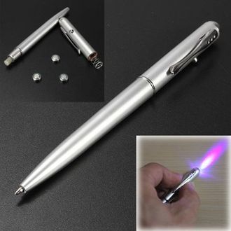 Ручка шпион с невидимыми чернилами и ультрафиолетовым фонариком