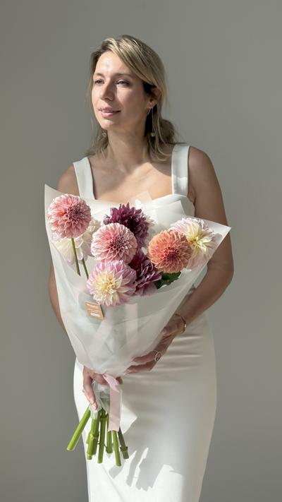 Букет цветов моно № 558