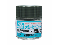 Mr. Hobby: Краска акриловая H60 "IJA Green Semi-Gloss"