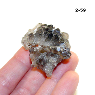 Раухтопаз натуральный (микро-друза) Казахстан №2-59: 19,6г - 38*33*23мм