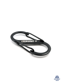 Карабин "СЛЕДОПЫТ" 9см двойной сталь