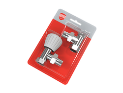 Набор ручной регулировки  радиатора, угловой 1/2