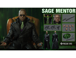 Морфеус (Лоренс Фишберн, "Матрица")  - Коллекционная ФИГУРКА 1/6 scale Sage Mentor (PT-sp76) - PRESENT TOYS