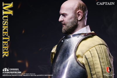 Испанский мушкетер-сержант (медно-никелевая версия) - КОЛЛЕКЦИОННАЯ ФИГУРКА 1/6 Series of Empires Spanish Conquistadors Nickel Silver Edition MUSKETEER SERGEANT (SE138) - COOMODEL