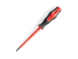 Отвертка диэлектрическая шлицевая 4.0х100 серия ПРОФИ для работ под напряжением до 1000 В