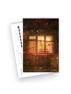 Открытка "Новогоднее окно"