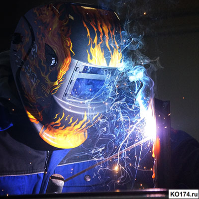 Маска сварщика хамелеон Aurora A777 Heavy Metal обзор 99х45