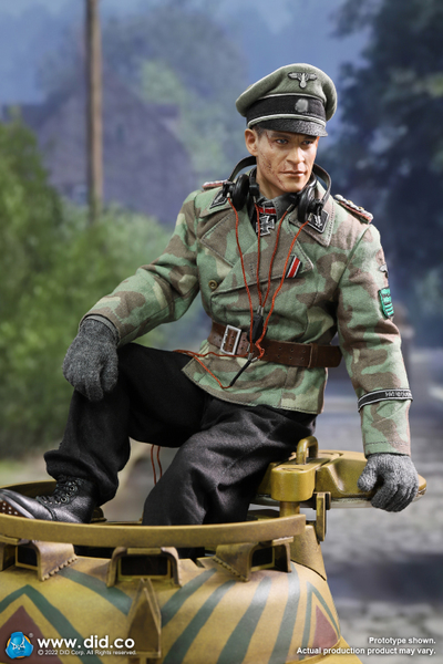 Немецкий танкист Клаус Ягер ("Т-34") - КОЛЛЕКЦИОННАЯ ФИГУРКА 1/6 WWII German Panzer Commander – Jager (D80160) - DID