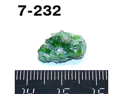 Хромдиопсид натуральный (необработанный) №7-232: 1,2г - 15*9*7мм