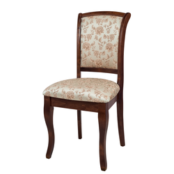 Стул Мелодия темный орех, розали ивори
